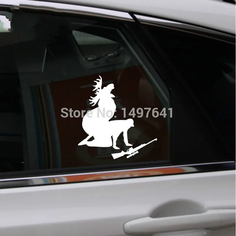 How Ya Like My Meat Now Funny Moose Hunter For Auto Car/Bumper/Window виниловые наклейки DIY Decoration CT2003 |