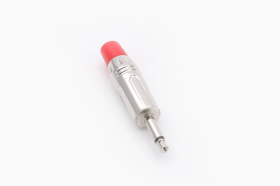 Conector de Fio de Solda Fone de Ouvido Prata Mono Macho Plug Niquelado 2 Pinos Faça Você Mesmo Jack 100 Pçs 3.5mm 8 conector de fio de solda niquelado 2