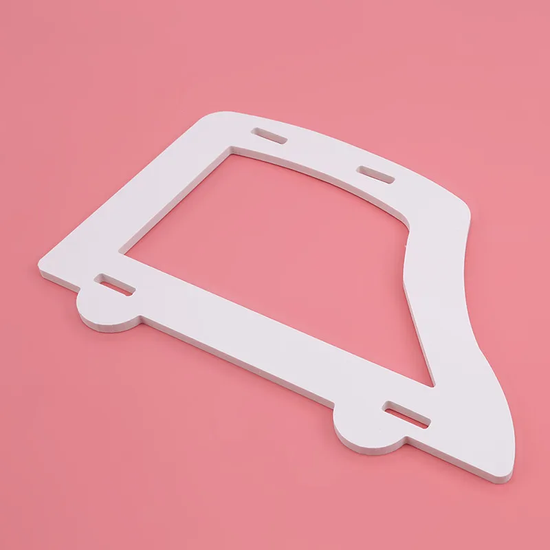 Креативная полка для хранения без отверстий полый двойной стеллаж