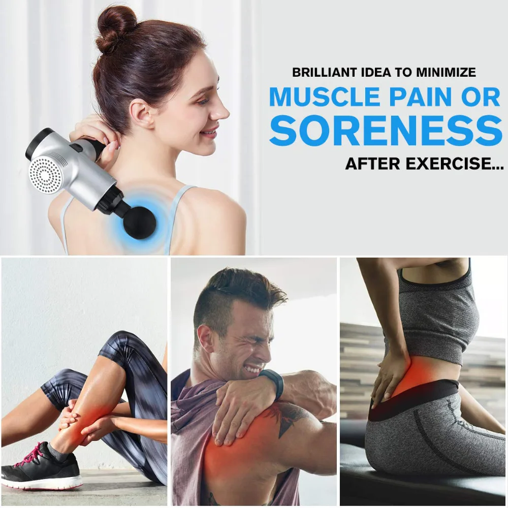 Массаж мышц расслабляющий пистолет Спортивная терапия массажер Расслабление