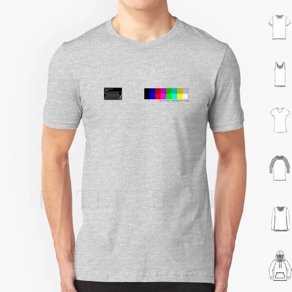 Фото Футболка Pixel Zx Spectrum с принтом, хлопковая, для геймеров, с изображением пиксельного искусства, джойстика, консоли, в стиле ретро 80-х, Zx Spectrum, Zxspectrum, компьютер №1