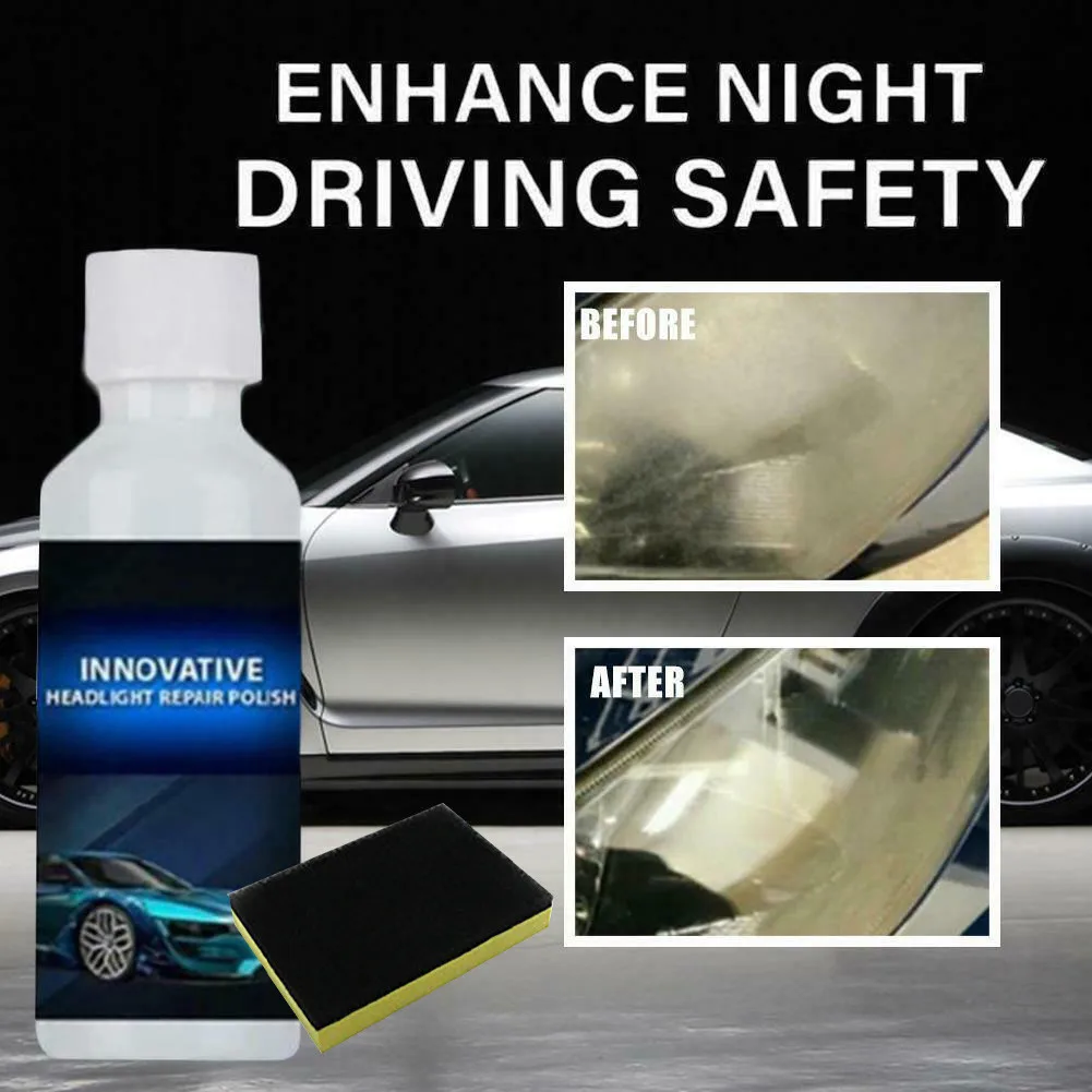 

Liquid Headlight Repair Fluid Kit Repair Restorer Accessories Automotive
