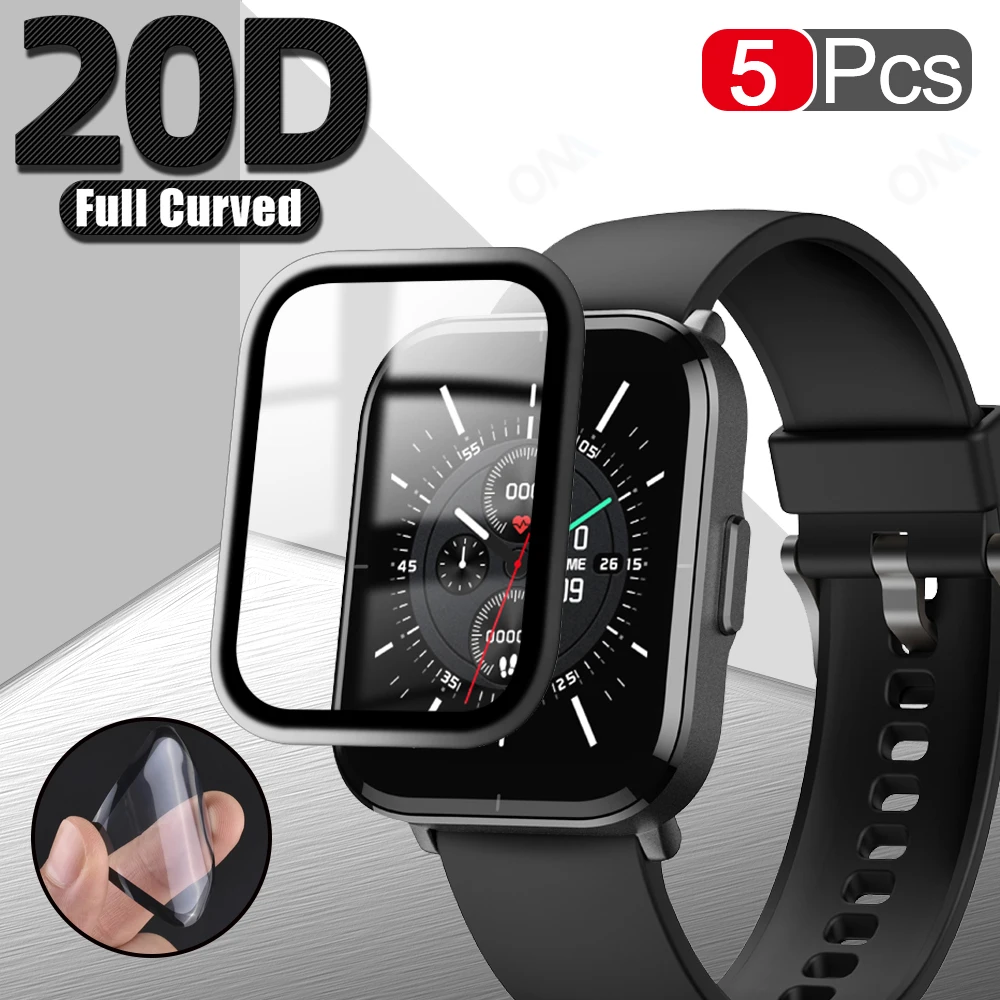 For Mibro Color 20D Curved Edge Full Soft Protective Film Cover For Xiaomi Mibro Color Smart Watch Screen Protector (Not Glass) full screen protector for xiaomi color sports smart watch hd clear soft nano explosion proof tpu film cover protective not glass