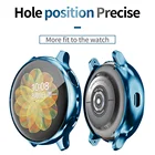 Мягкий чехол для Samsung Galaxy Watch Active 2, чехол 40 мм 44 мм Active2, легкий тонкий бампер из ТПУ, защита экрана, аксессуары