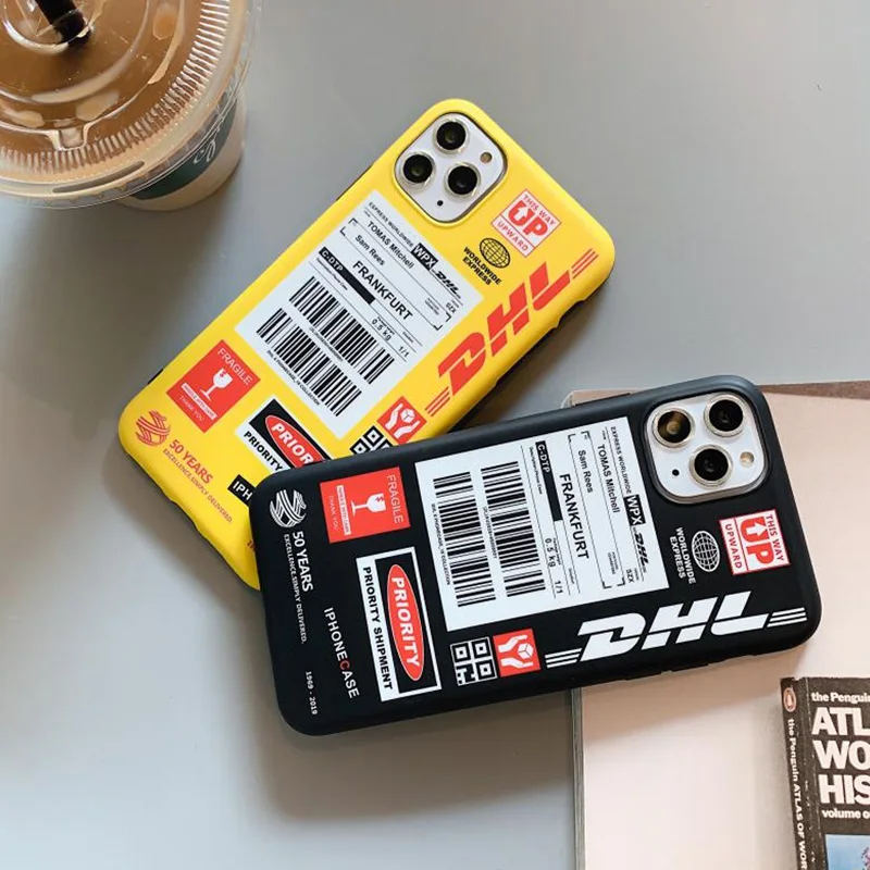 Модный мягкий силиконовый чехол DHL Для iPhone 11 Pro Max XS XR 8 7 Plus 12 Mini 11Pro дизайнерский для