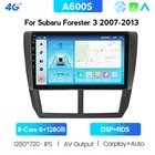 Автомобильный мультимедийный проигрыватель, автомагнитола с GPS-Навигатором, DVD, Android 10, No 2 Din, 7862 ЦП BT для Subaru Forester 3 SH Impreza GH GE