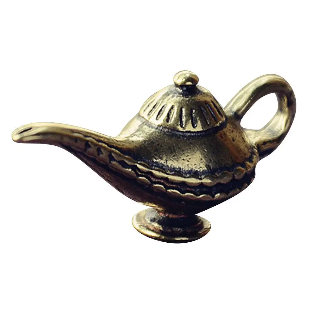

Wishing Lamp Wish Pot Key Pendant Aladdin Magic Lamp Jewelry Making Charms Findings Crafts Beading Antique Bronze Tone Genie