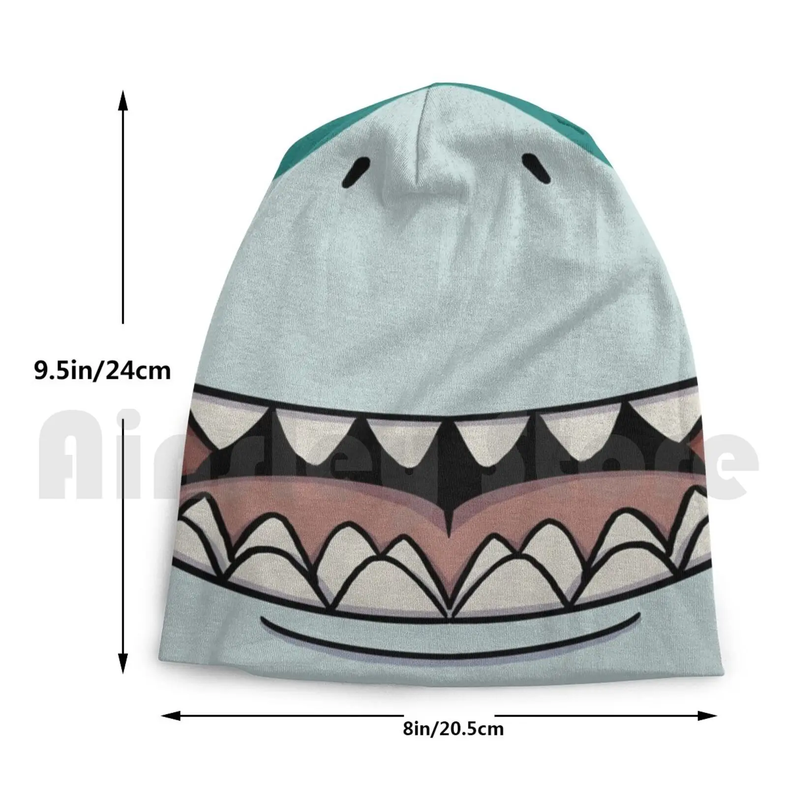 

Shark Face Beanie Hedging Cap DIY Print Cushion Shark Animal