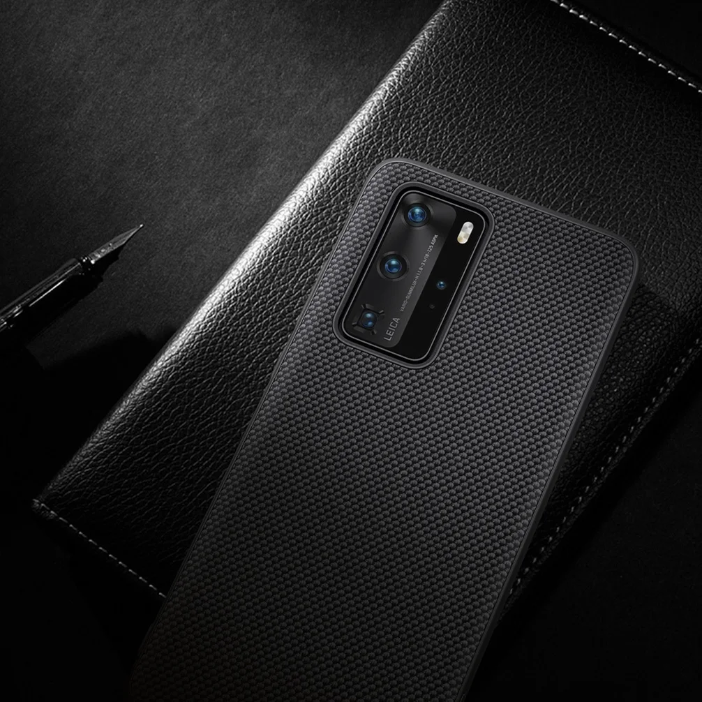 

For Huawei P40 Pro Cases Nillkin Textured Hard PC+Soft TPU Luxury Hard PC Plastic Full Case Phone Cover For Huawei P40 Pro