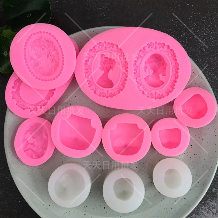 Полимерная глина в форме лица Смола 3D силиконовая форма для шоколада инструменты