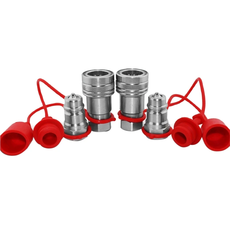 2 шт. 1/2 дюйма Ag гидравлические быстроразъемные муфты из нержавеющей стали pet Pioneer