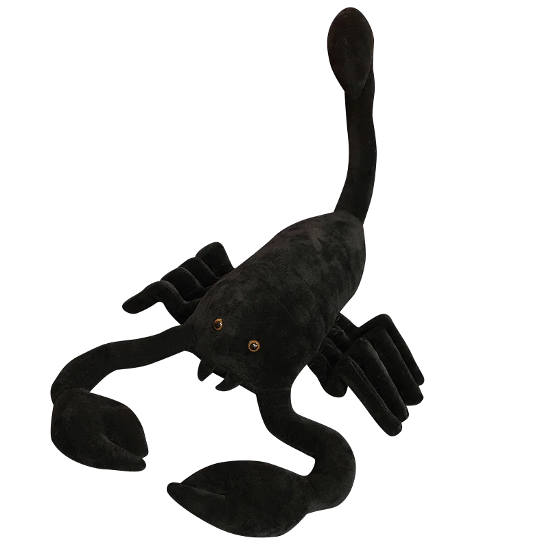 Имитация Черного скорпиона 45/100/120 см забавные плюшевые игрушки Креативные