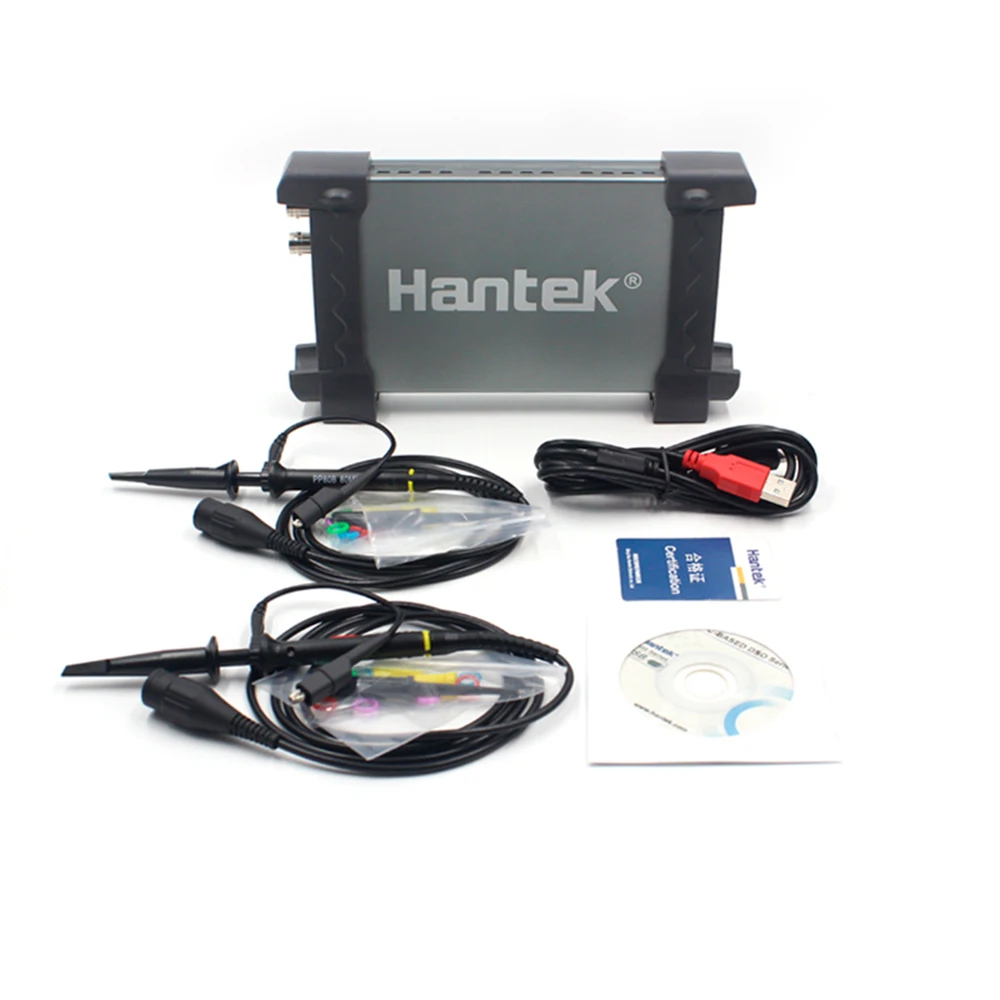 

Hantek6082BE 2 Channels Virtual Oscilloscope 80MHz Bandwidth PC USB Virtual Oscilloscope Portable Handheld Digital Oscilloscope