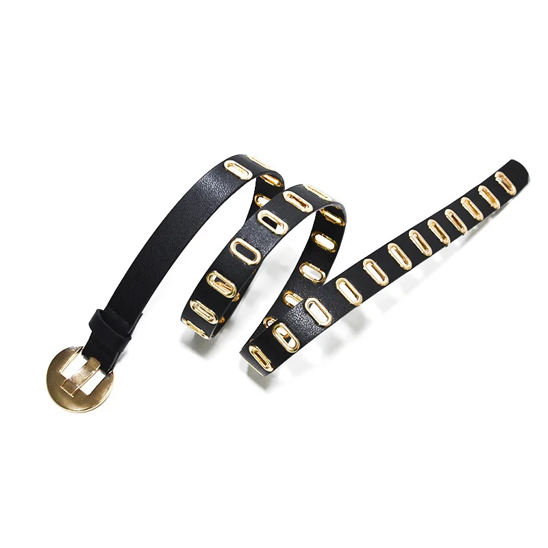 Женский ремень из ПУ кожи с цепочкой | Аксессуары для одежды