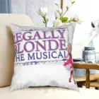 Легально блондинка музыкальная подушка чехол с принтом домашняя мягкая подушка DIY крышка бродвейский мюзикл театр Ocarter Уэст-энд мой