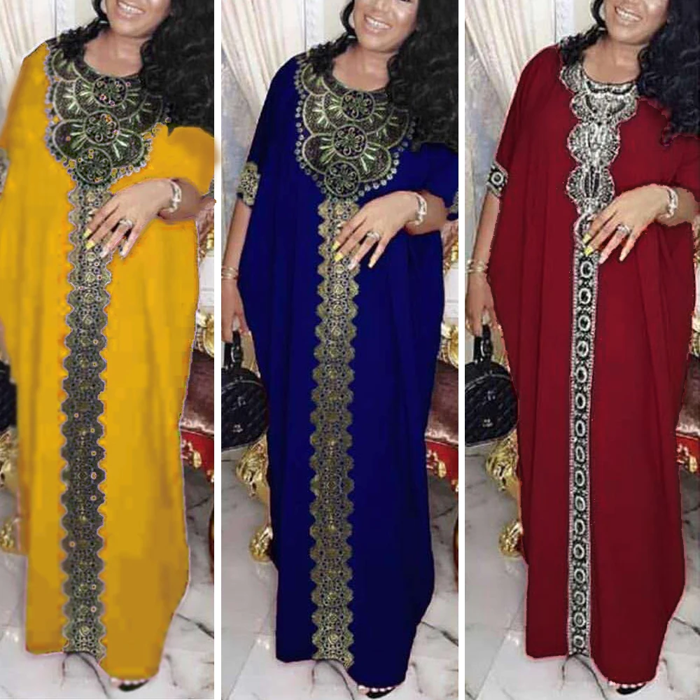 Новый магазин Richkeda 2021 Турецкая абайя мусульманское платье женские марокканские кафтан Бангладеш вечерние платья
