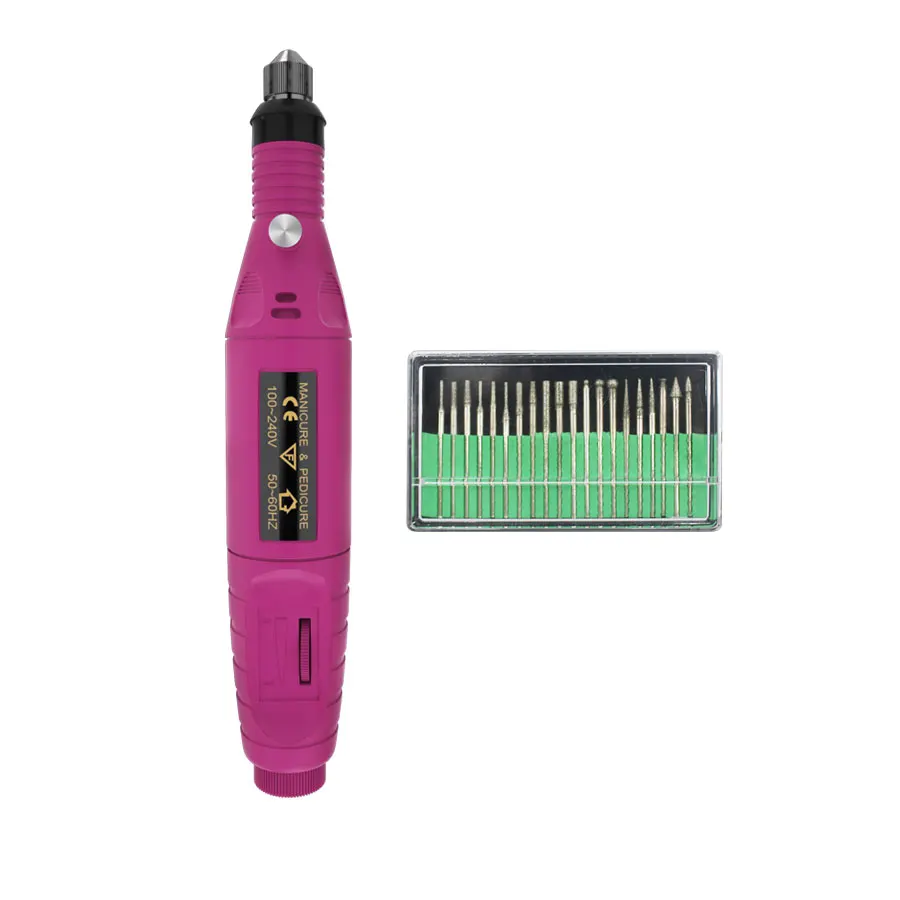 Машина для дизайна ногтей сверлильный станок набор мельница профессиональное