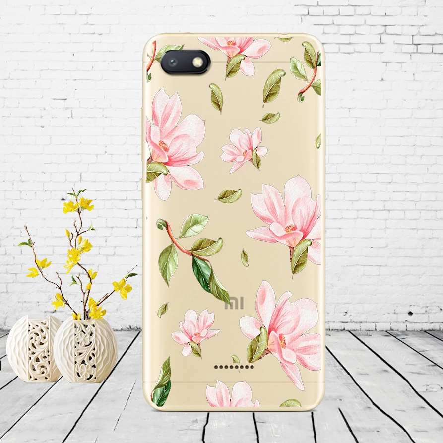 D28 Силиконовый чехол для xiaomi redmi 6a защитный чехол Мягкий ТПУ чехол для телефона Чехлы для xiaomi redmi 6A чехол бампер 6a Coque - Color: D28