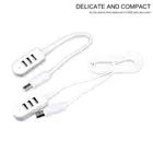 USB 2,0 HUB адаптер удлинитель для головок мини PLC сплиттер с 3 портами для портативных ПК Macbook мобильный телефон с высокой скоростью U диск считыватель для Xiaomi