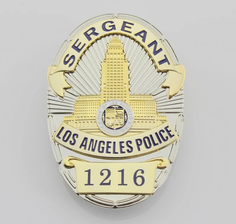 Классический U. S. Сержант полиции Лос-Анджелеса № 1216 Реплика реквизит для фильма