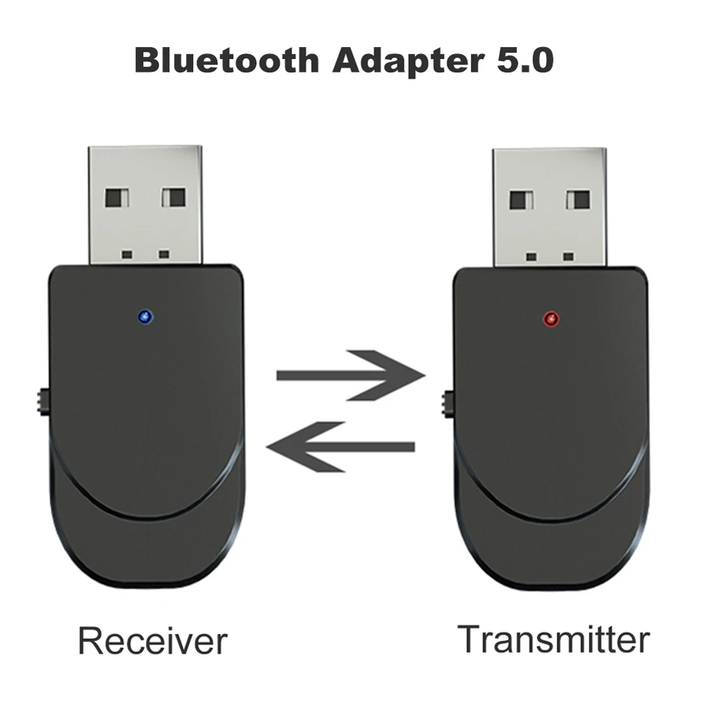 Bluetooth-адаптер KN330 5 0 A2DP USB-ключ для ПК компьютера динамика аудиоприемника