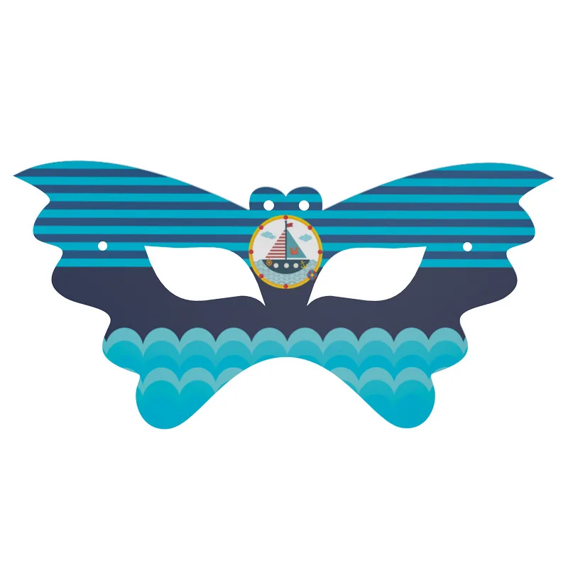 6 шт. декоративные бумажные маски для глаз в виде единорога|Маски вечеринки| |