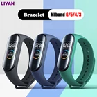 Ремешок силиконовый для Xiaomi Mi Band 5 4 3, сменный спортивный браслет для наручных часов mi Band 4 5