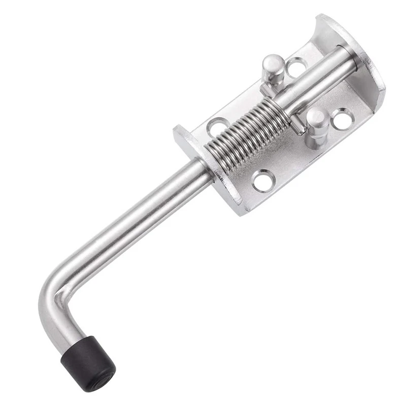 304 Stainless Steel 6.5inch Spring Pin Latch Lock Assembly for Doors Cabinets and Utility Trailer Gate - Heavy Duty Promotion |