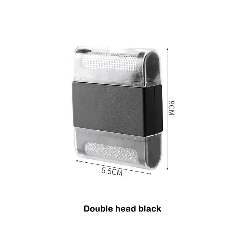 Black Double head Прибор для сбора ворса аппарат для удаления катышков Fuzz машина для резки гранул портативная машинка для стрижки катышков триммер для одежды инструменты для стирки U3 - Цвет: Black Double head