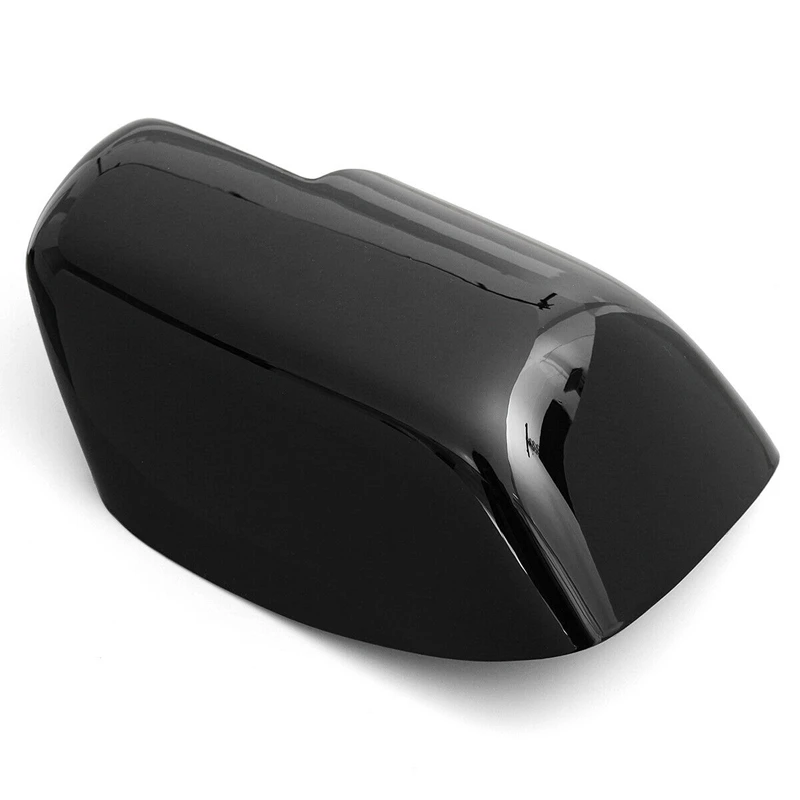 

2Pcs Gloss Black Wing Mirror Covers Cap for Land Rover Discovery 3 Freelander 2