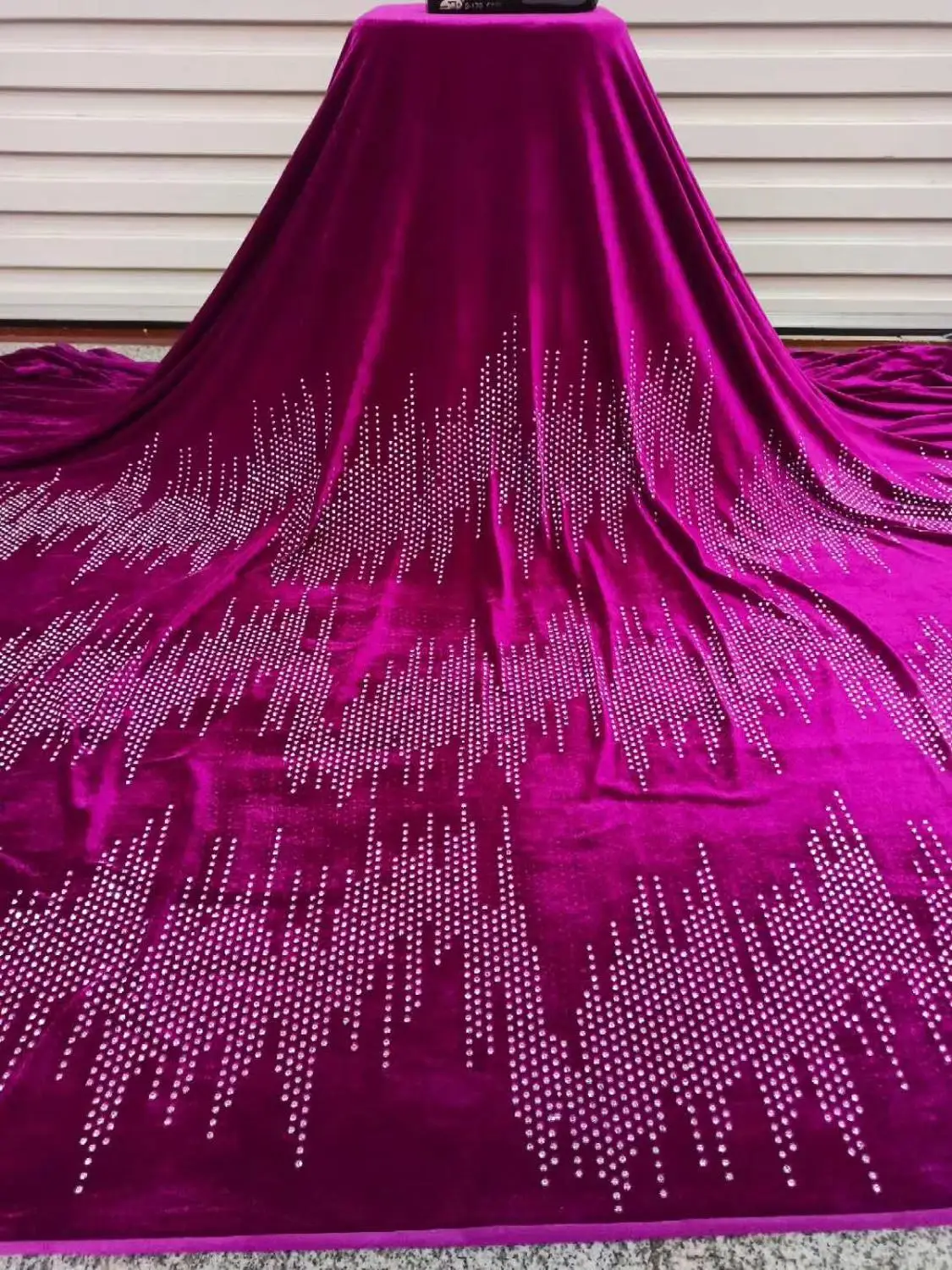 5 Yards Very Soft Stones Lace With Stereoscopic Velvet Embroidery African Mesh Tulle Fabric Nigerian Dubai Inspired Robe Wear ZV