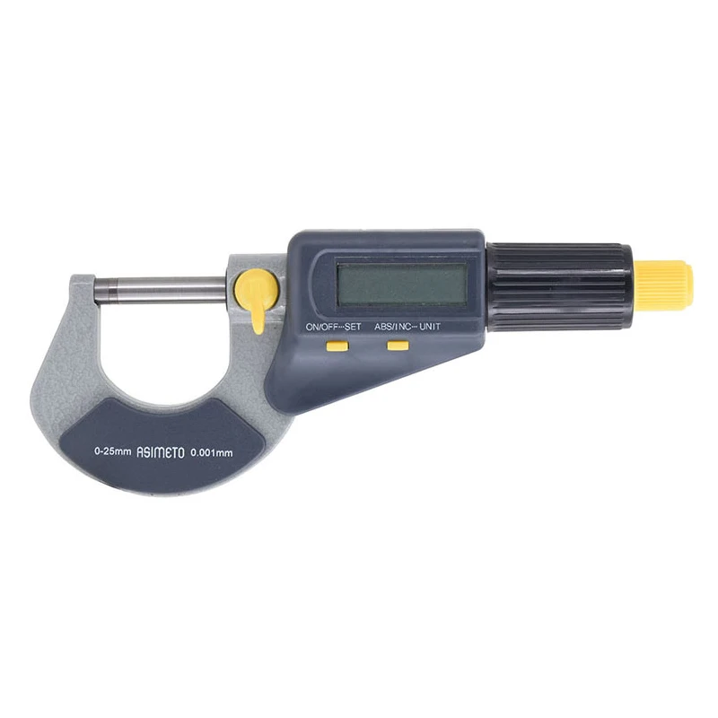 Germany ASIMETO IP65 Digital Outside Micrometers Measuring Range 0-25mm/0-1inch Resolution 0.001mm/.00005inch 105-01-4 | Инструменты