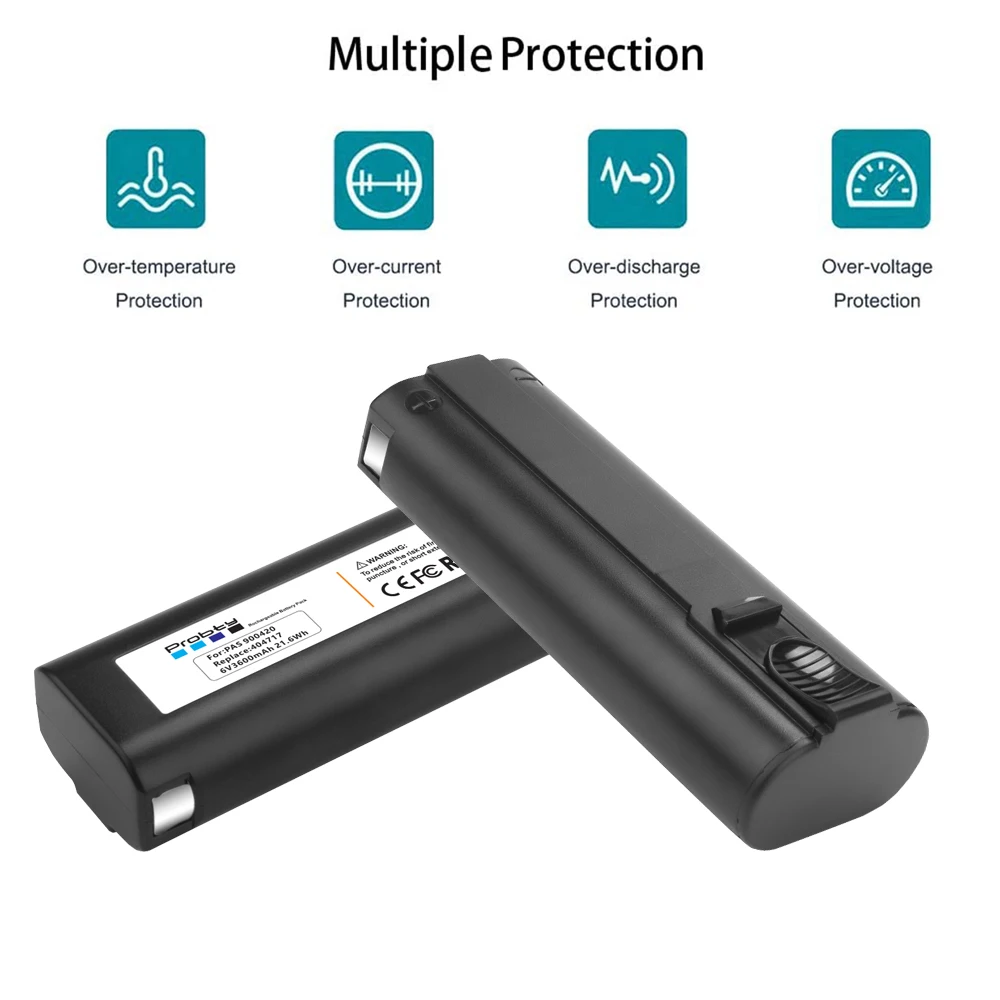 Никель-металлогидридный аккумулятор 6 в 3600 мАч