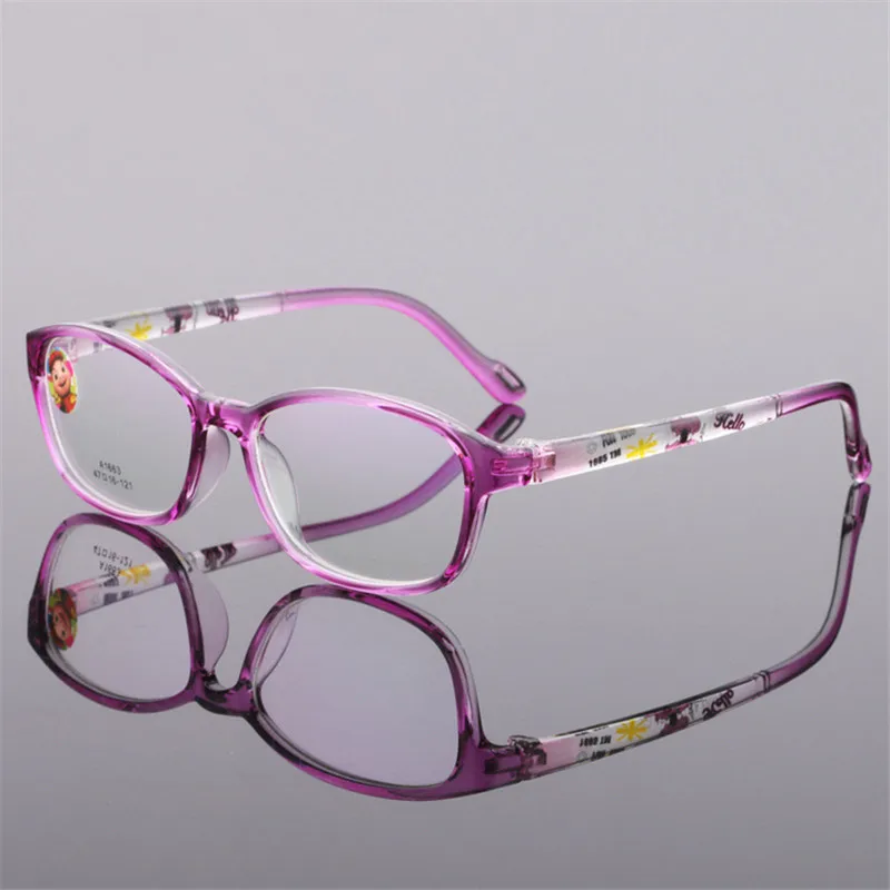 TR90 очки для мальчиков и девочек легкие с гибкой оправой детские по рецепту