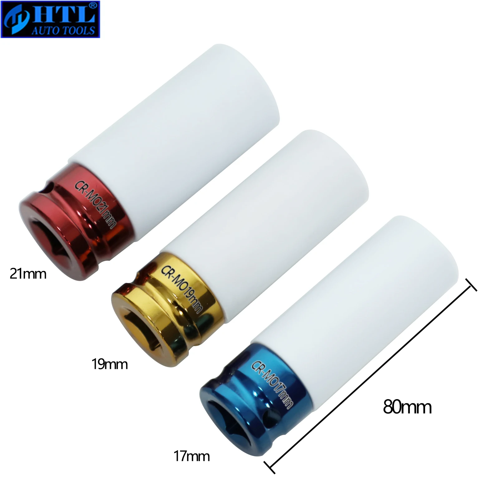 3 шт тонкостенный сплав колеса гайка гнездо глубокого удара набор гнезда 17 мм 19 21