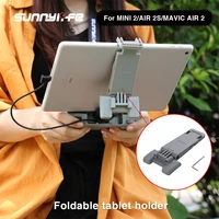 tablet holder portable foldable expansion bracket for dji air 2smavic mini 2 remote control for dji mavic air 2 drone accessory