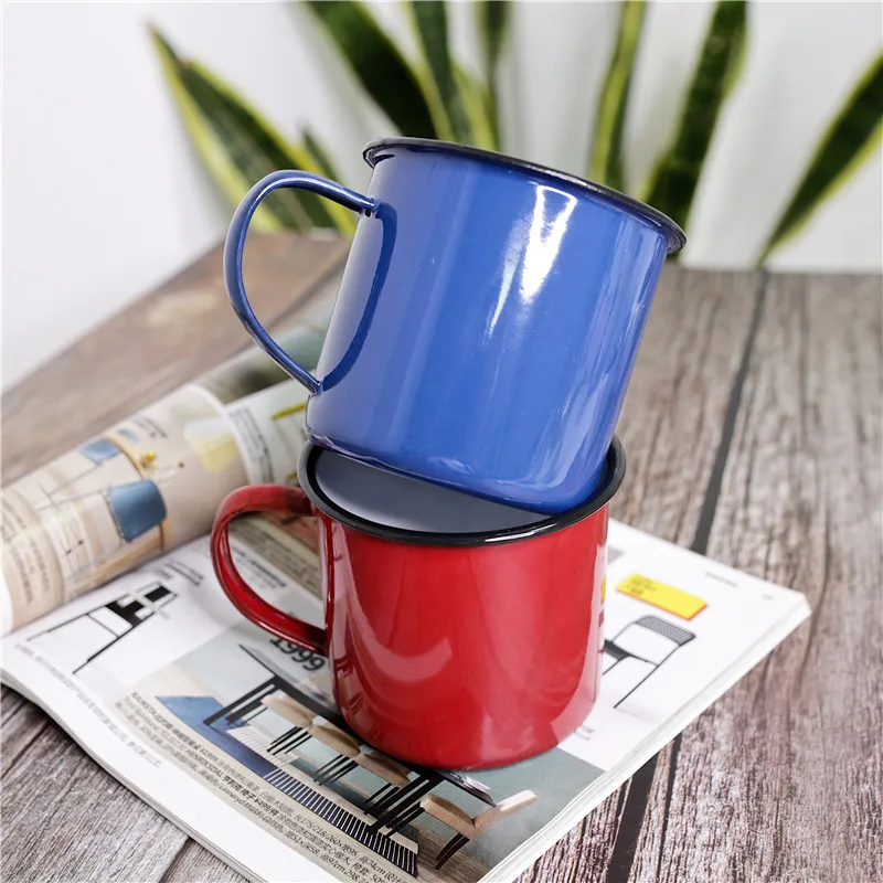 D-9cm эмаль экспорт Великобритания ностальгическая офисная кофейная чашка