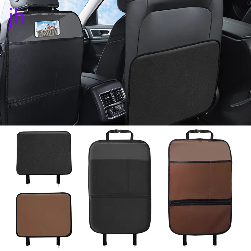 

Waterproof PU Leather Anti Kick Pad Car Seat Back Cover Protector Anti-Scratch Mat Barrier for Child Pet Storage Bag