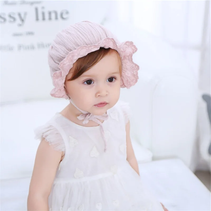 Новая детская шапка Сезон весна-лето Хлопковая принцессы для маленьких