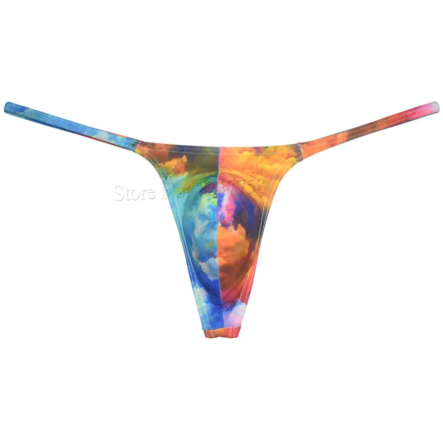Мужские стринги бикини танга трусы с низкой талией нижнее белье облегающие