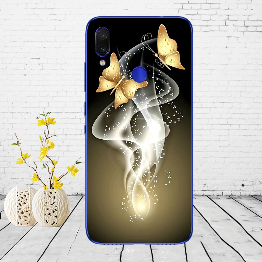 F52 Чехол для Xiaomi Redmi Note 7, силиконовый чехол для Xiaomi Redmi Note 7, задняя крышка, чехол для Redmi Note 7, чехол для телефона - Цвет: F52