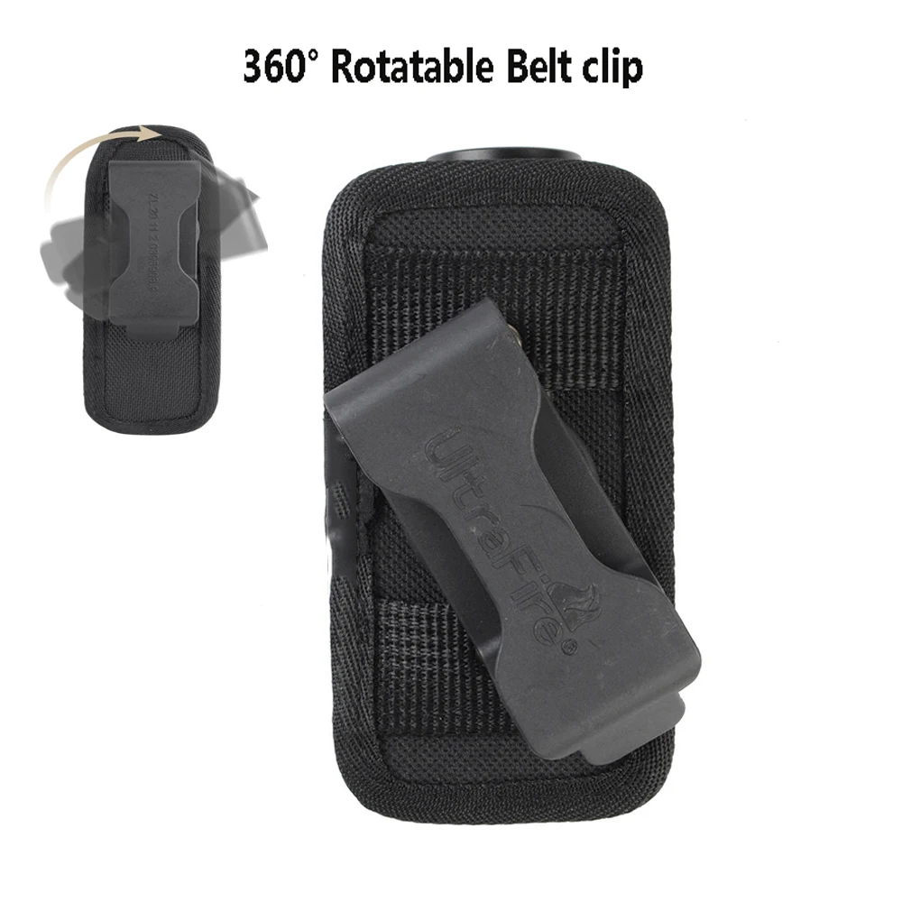 360 ° Вращение тактический фонарик кобура на открытом воздухе Пояс утилитарный