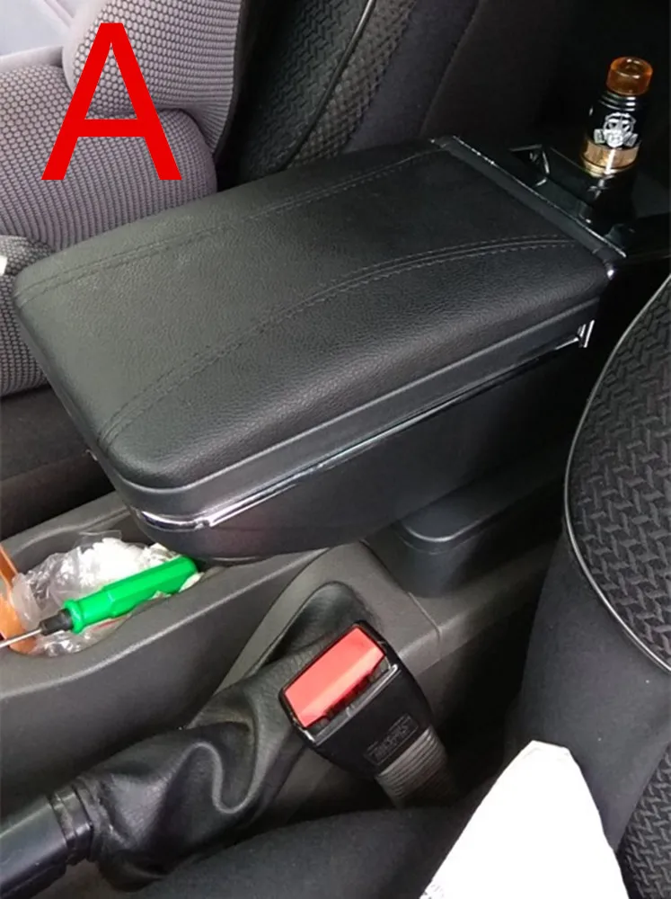 A Black black line Для Mercedes-Benz Smart Fortwo ForFour подлокотник - Название цвета: A Black black line