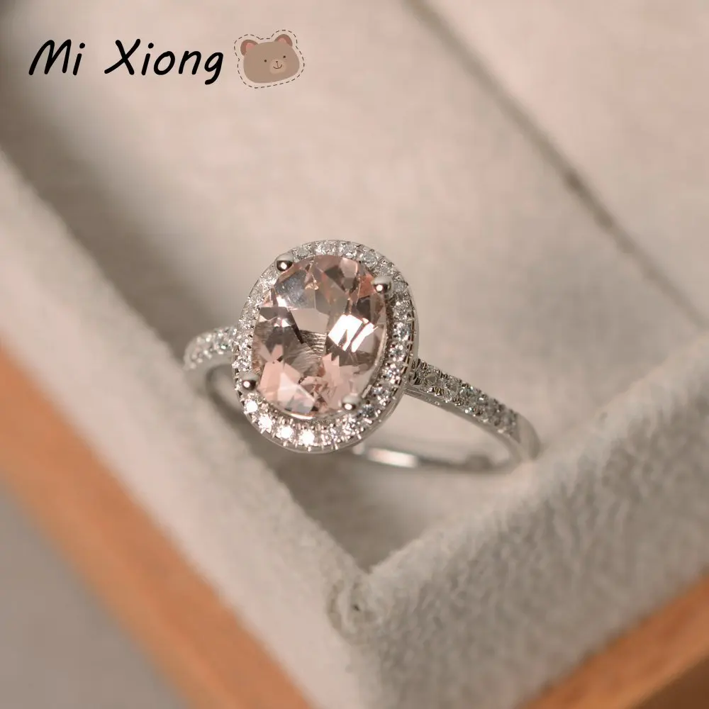 

Mixiong s925 Стерлинговое Серебро, новый трехцветный драгоценный камень, радужная серия, роскошное очаровательное женское кольцо, аксессуары дл...