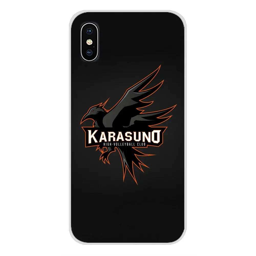 Чехол для телефона Motorola Moto X4 E4 E5 G5 G5S G6 Z Z2 Z3 G G2 G3 C Play Plus с логотипом Аниме Haikyuu Karasuno |