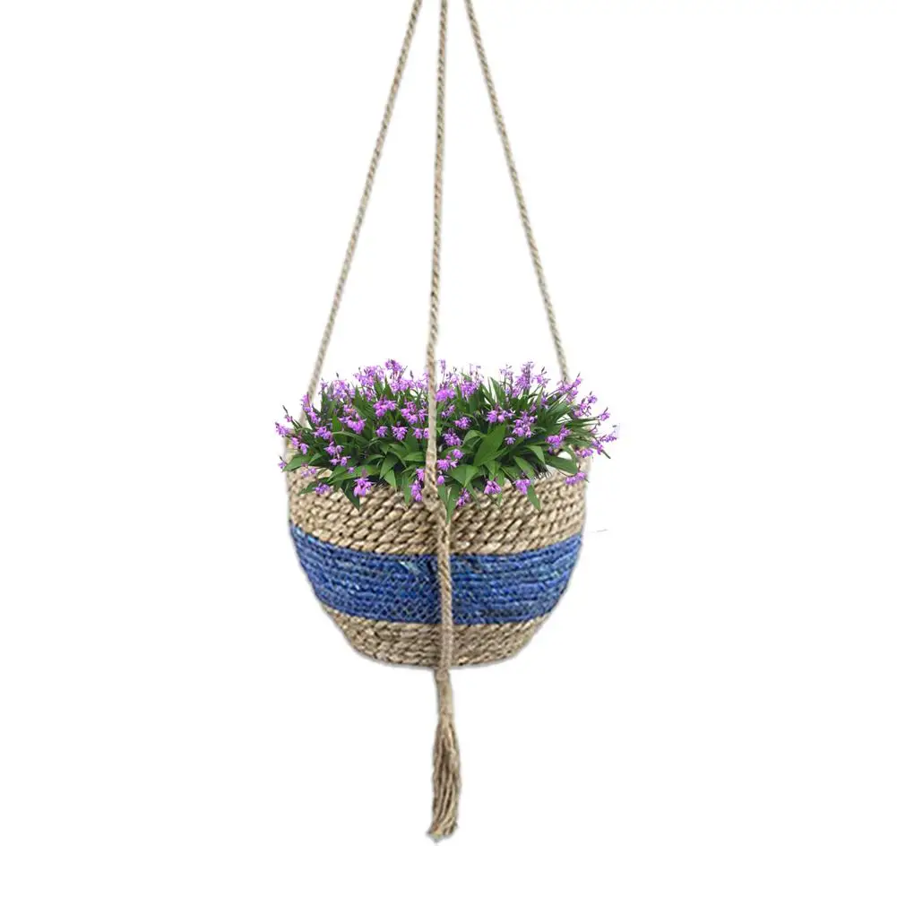 

Garden Plant Hangers Rope Hanging Planter Woven Hanging Planter Basket Decorative Flower Pot Holder Home Garden Decoration