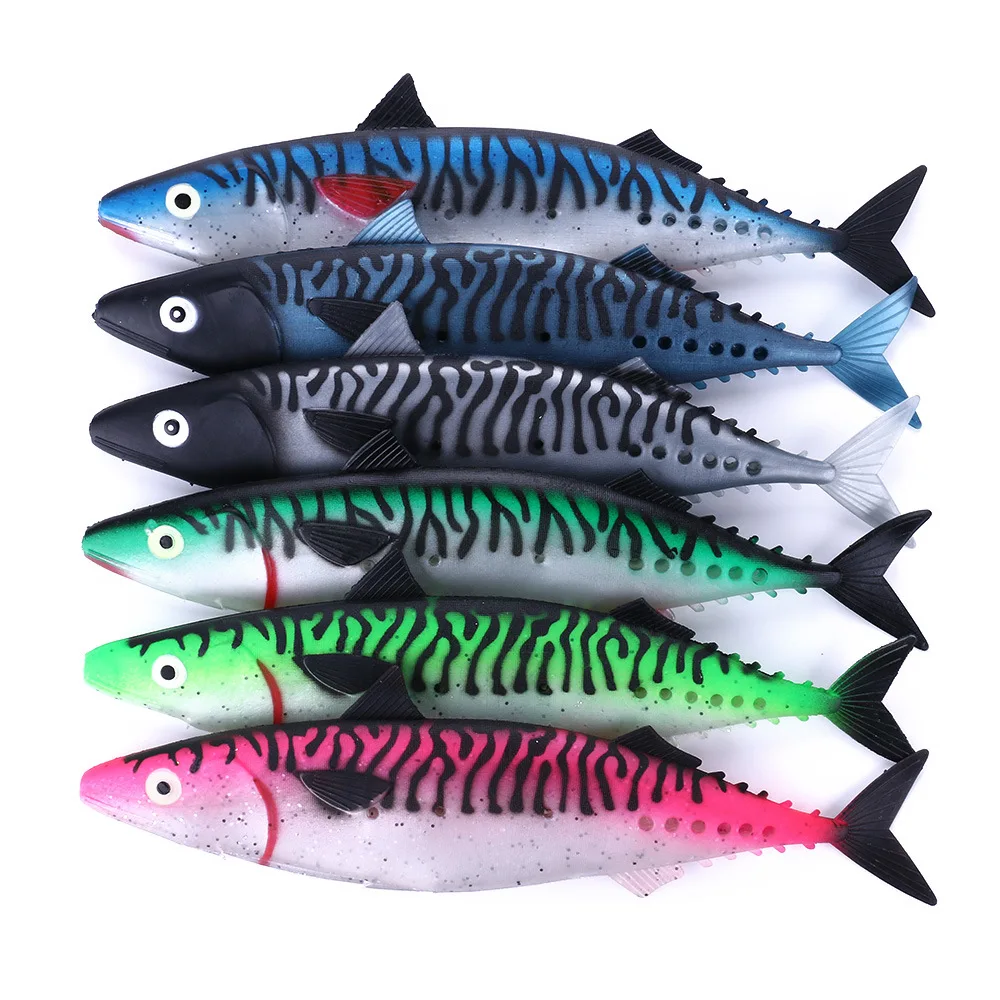 290mm Fishing Lure Bait Silicone Light Soft Lures For Fishing Jig Swimbait Shad Silicone Sea Bait Jigging Casting Wobblers enlarge