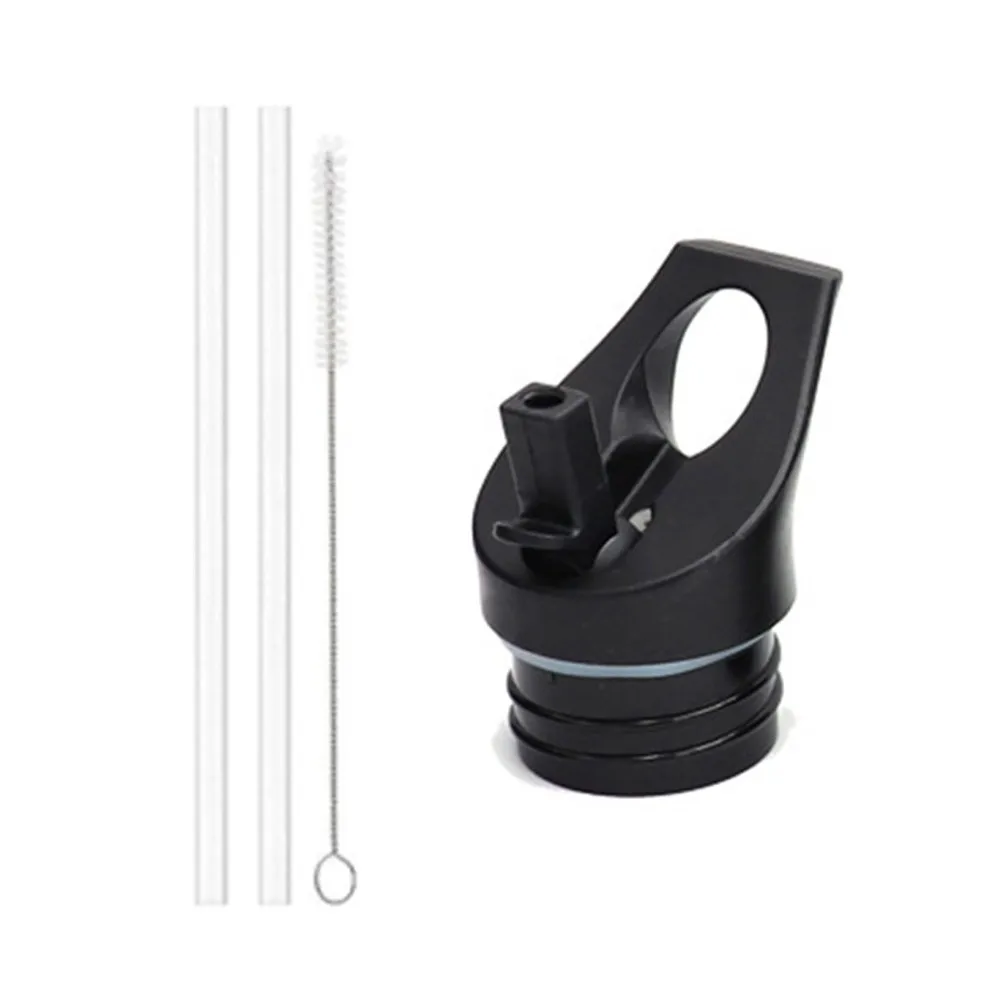 Straw Flip Lid Cap For Hydro Flask Wide Mouth Water Bottle Fully Sealed Straw Cover 12-64oz Sport Bottle Accessory Camping Tool