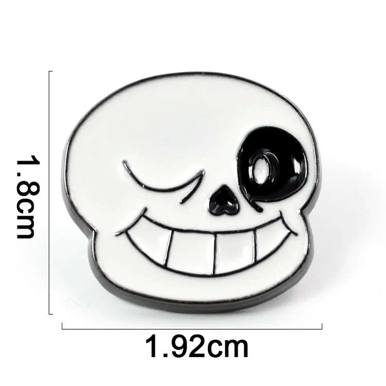 Игра Undertale брошь Frisk Toriel Sans Chara Flowey милый забавный мультфильм металлические броши модная новинка персонализированные ювелирные изделия подарок
