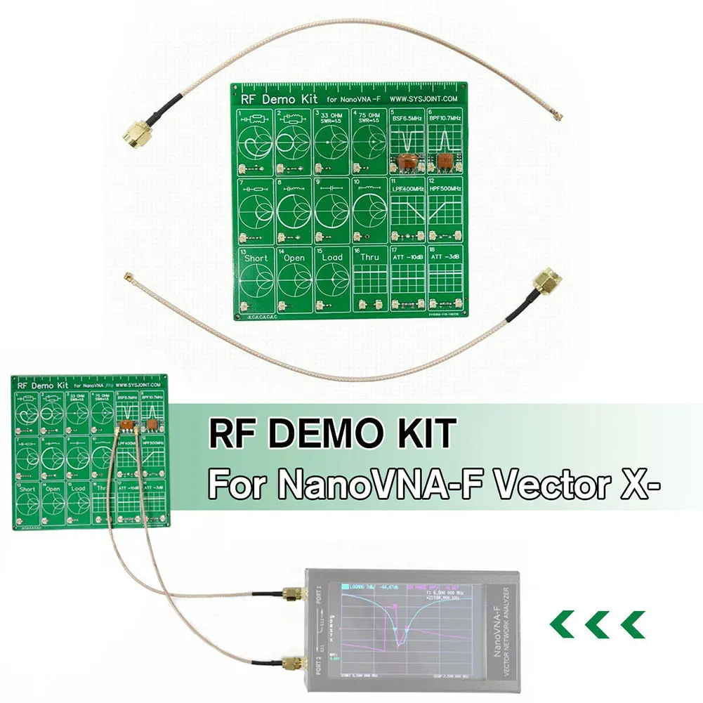 attenuator tool test board accessories anaylzer filter rf demo kit vector network equipment set cable for nanovna free global shipping